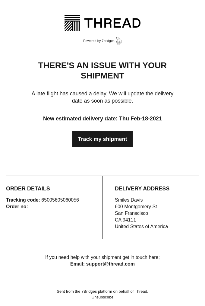 Apology / Oops Email Design