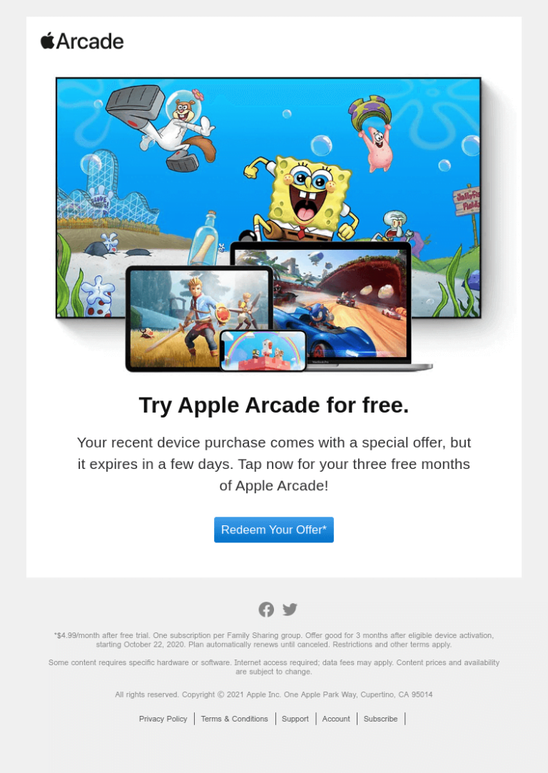 Video Gaming Email Design