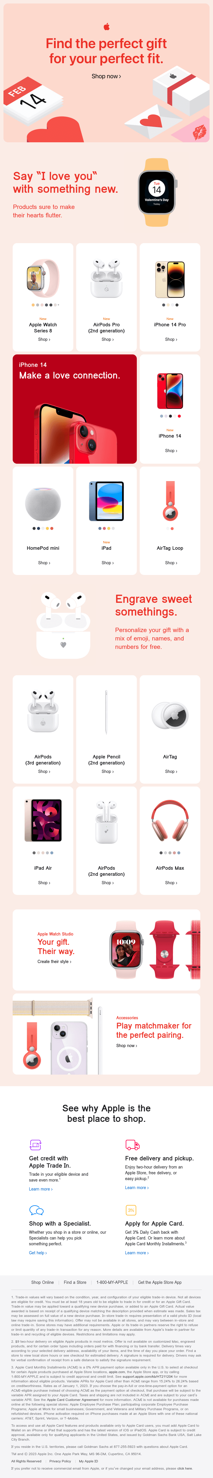 Valentine's Day Email Design