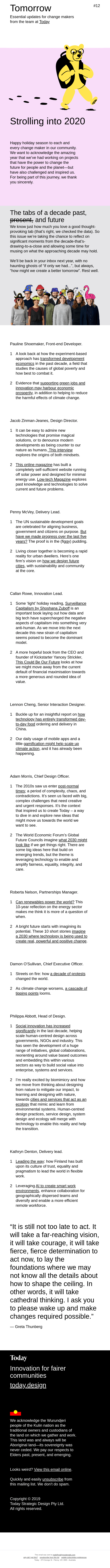 New Year Email Design