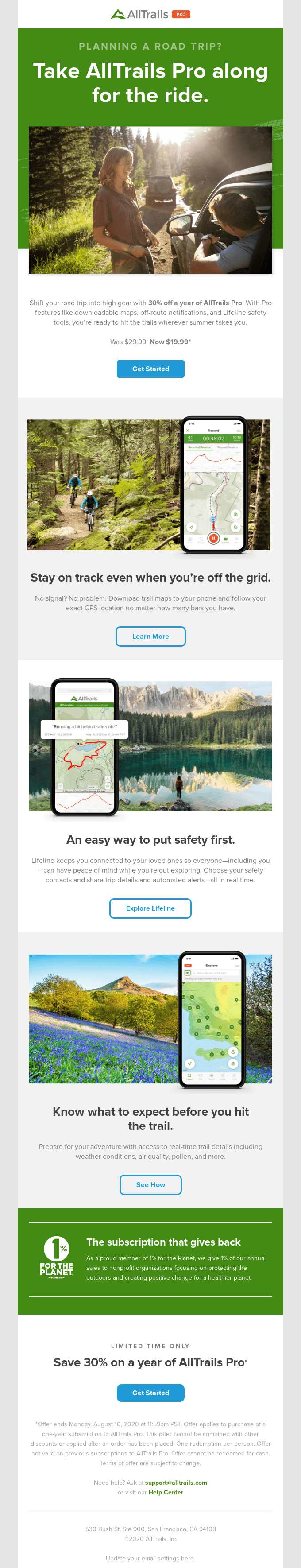 Travel and Leisure Email Design