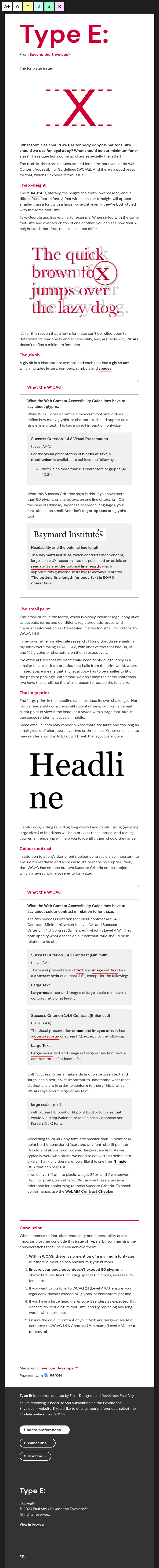 Education / School Email Design