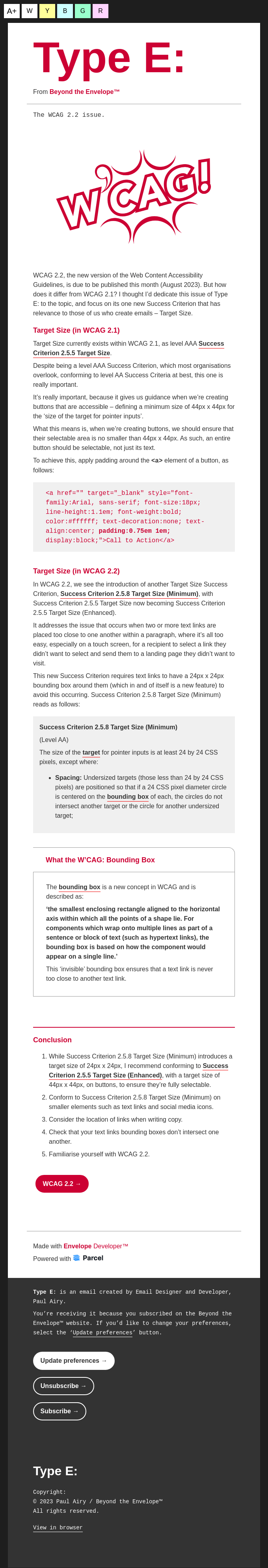 Interactive Email Design