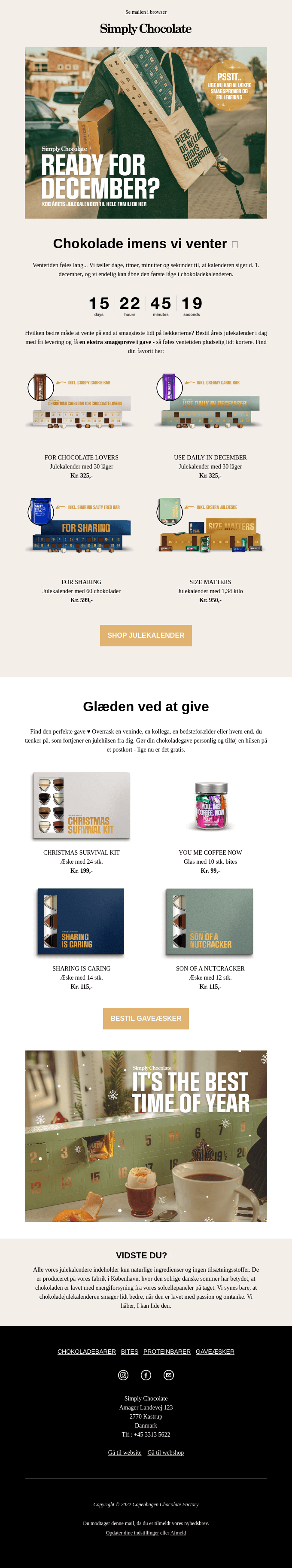 Holiday Email Design