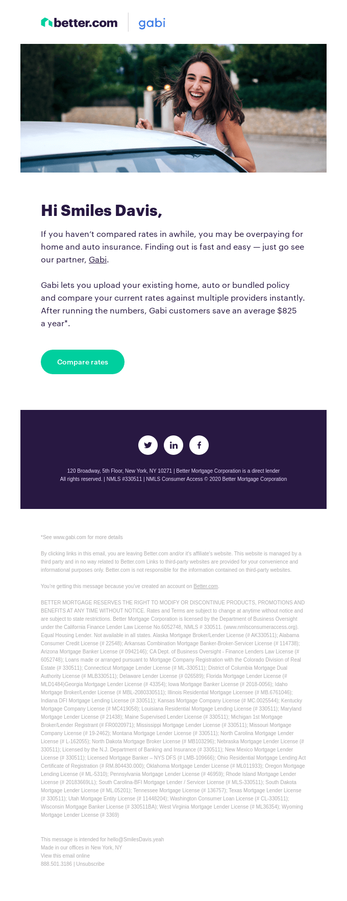Vehicles & Parts Email Design