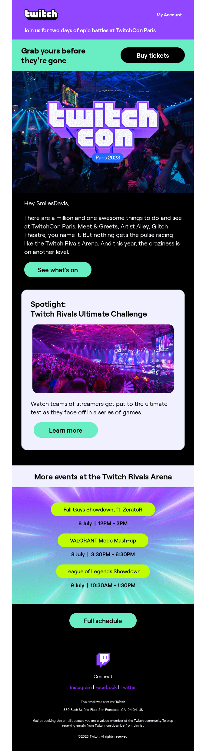 Personalized Email Design