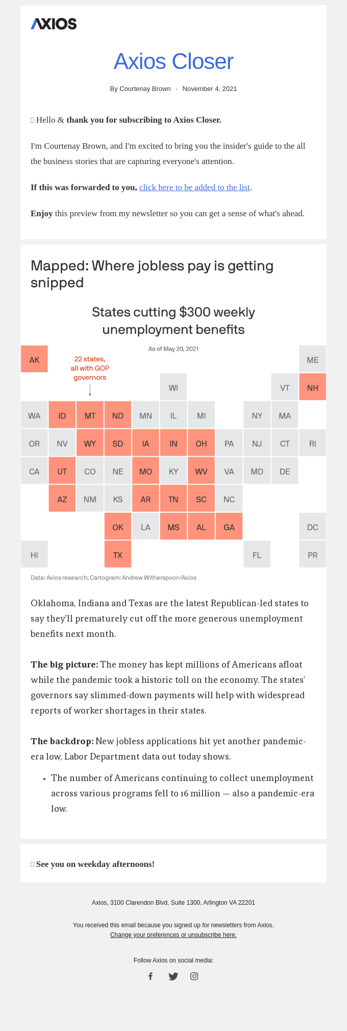 Newsletter Email Design