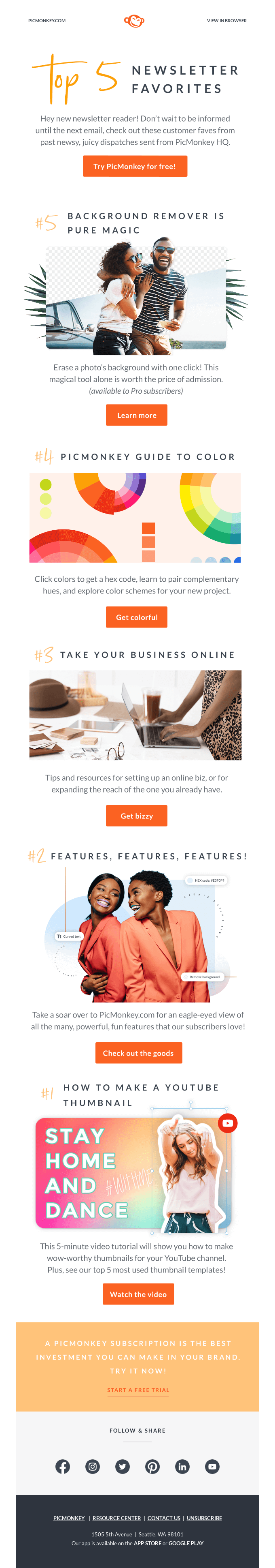 Technology Email Design