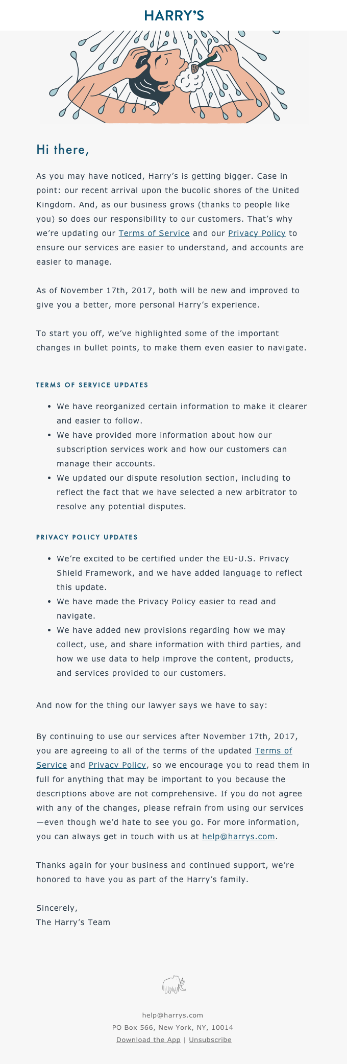 Legal Email Design