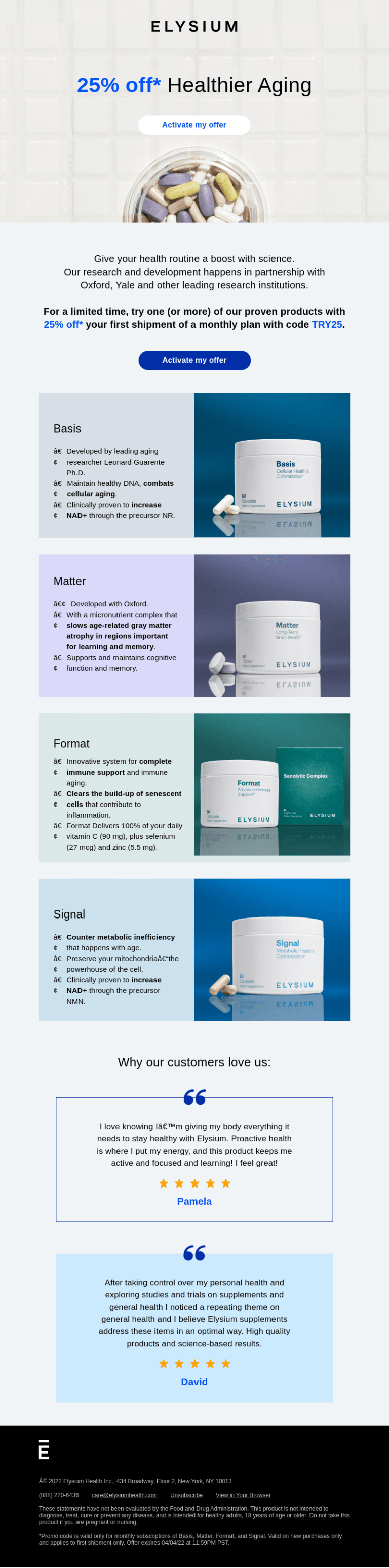 Winback Email Design