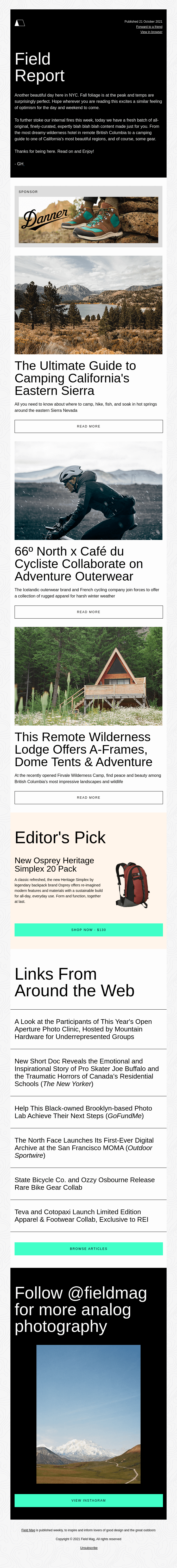 Newsletter Email Design