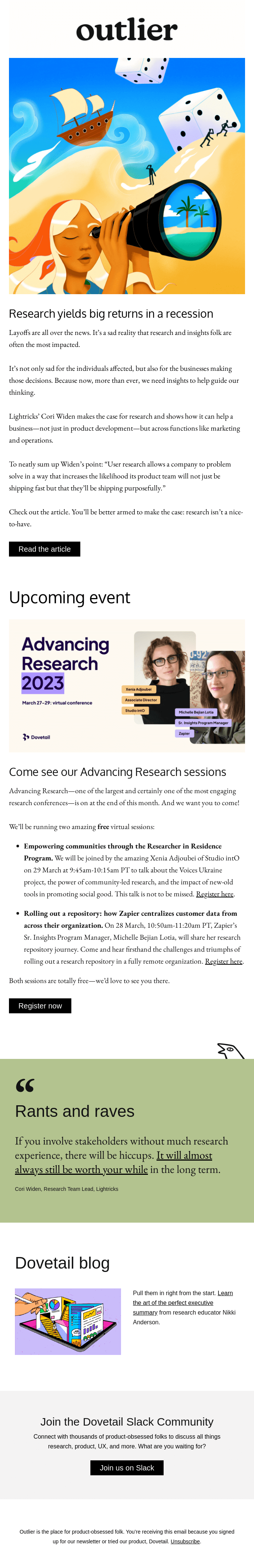 Newsletter Email Design