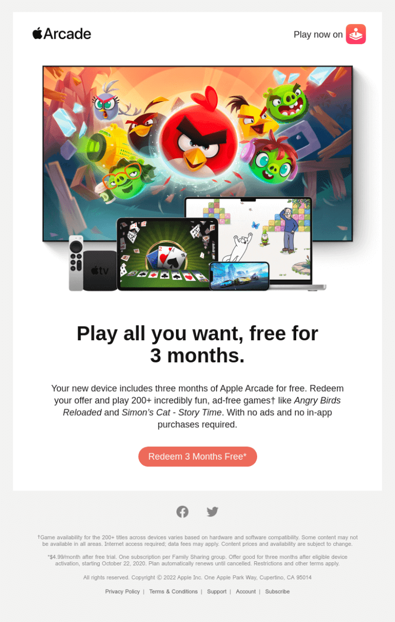 Video Gaming Email Design