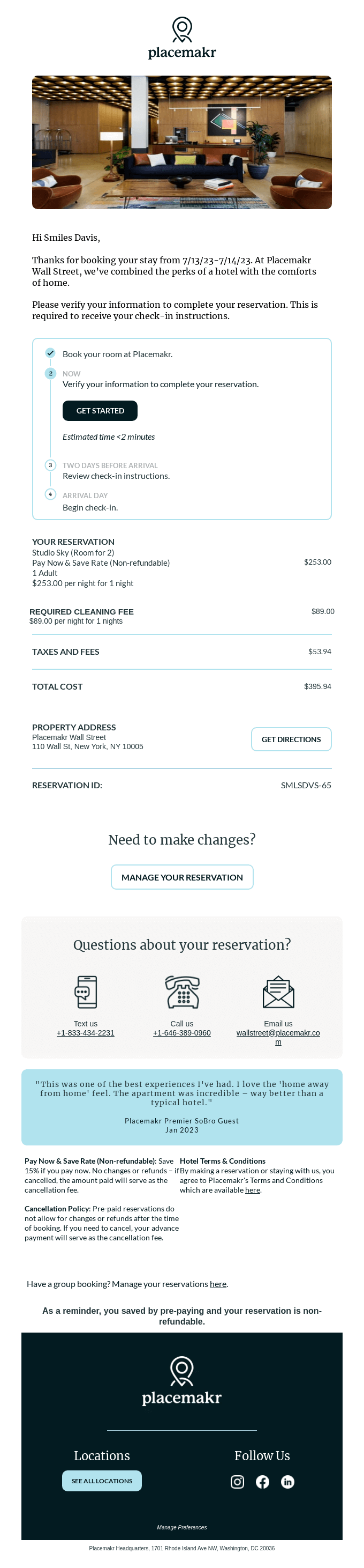 Receipt / Payment Email Design