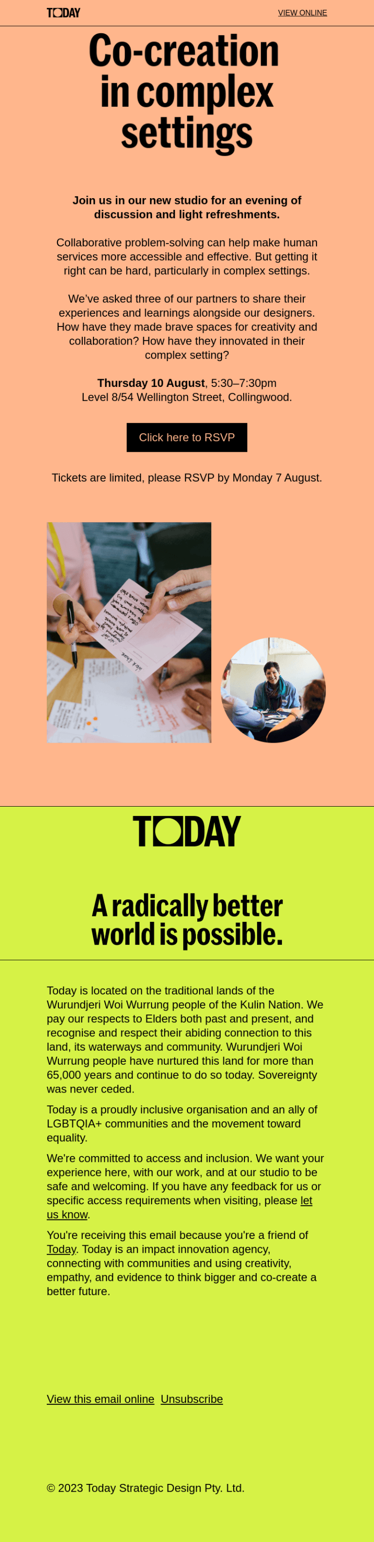 Event / Conference / Trade Show Email Design